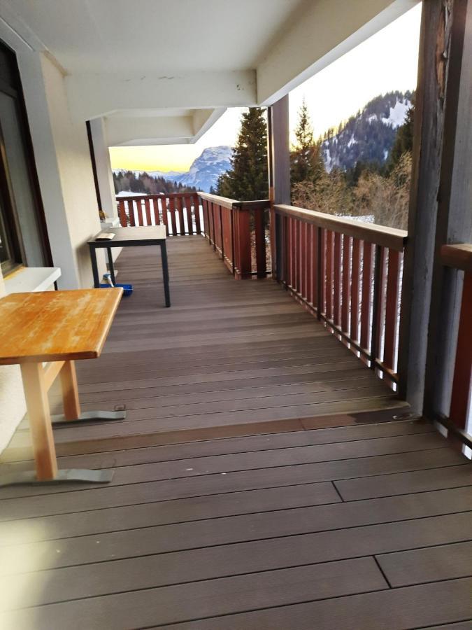 Les Terrasses Du Mont Blanc Leilighet Le Praz de Lys Eksteriør bilde